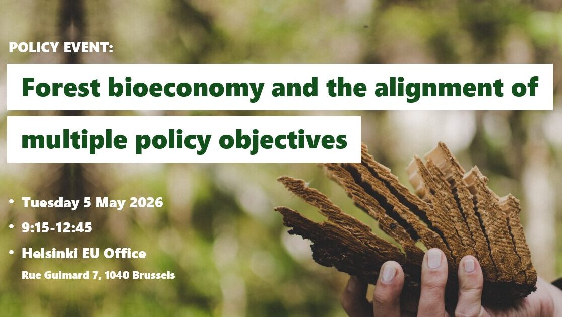 Policy event: Forest bioeconomy and the alignment of multiple policy objectives